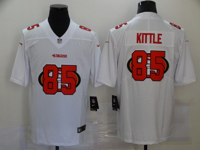 Men San Francisco 49ers #85 Kittle White shadow 2020 NFL Nike Jerseys->san francisco 49ers->NFL Jersey
